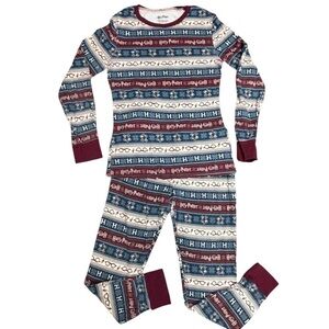 Harry Potter 2 Piece Long Sleeve Crew Neck & Elastic Waist Pants Pyjama Set S